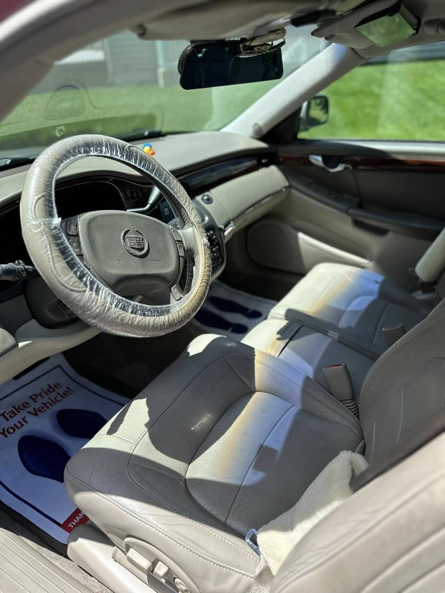 Detailed clean car interior